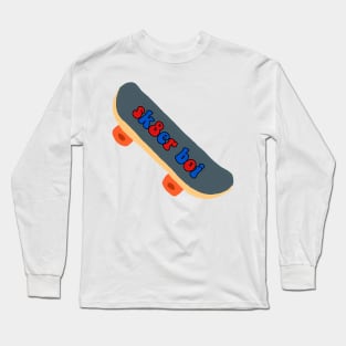 Skate of boy Long Sleeve T-Shirt